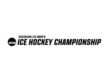 NCAA DIII Men`s Ice Hockey Championship Black Logo