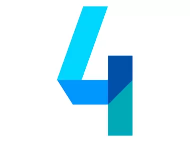 Letter 4 Logo