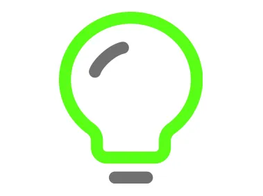 Neon Bulb Icon