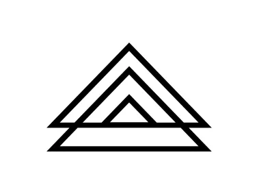Nested Three Triangle Logo Nested Three Triangle Logo