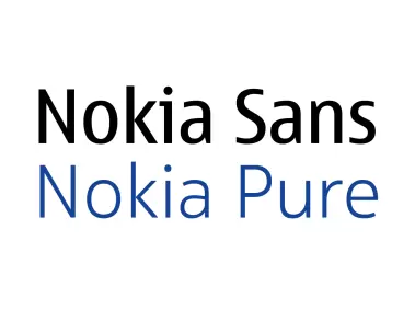 Nokia Sans and Pure Fonts Logo