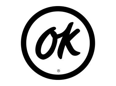 OK Symbol in Circle Logo