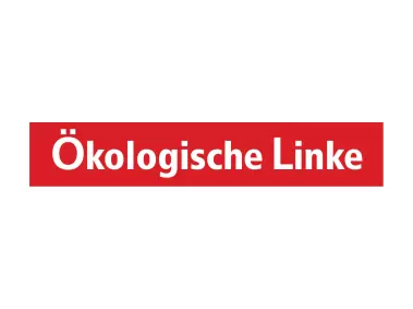 Ökologische linke parteilogo Logo