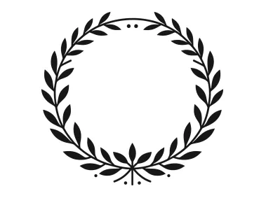 Olive Leaves Wreath Logo Template