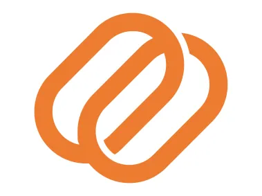 Orange Chain Logo Template
