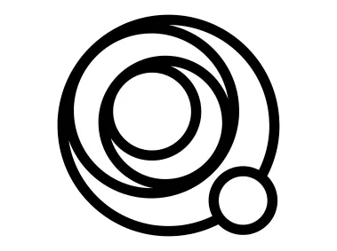 Orbital Spiral and Circles Symbol Logo Template