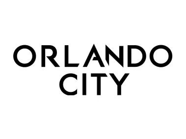 Orlando City SC Wordmark Black Logo