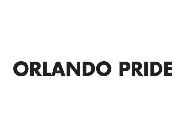 Orlando Pride Wordmark Black Logo