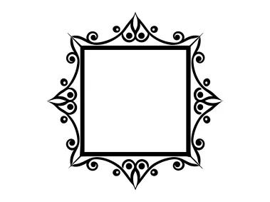 Ornament Frame Vector