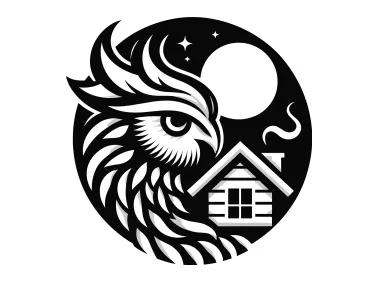 Owl on the Roof Logo Template