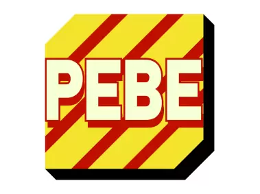 PEBE VEB Plastica Bad Kösen Bahnschrift Logo