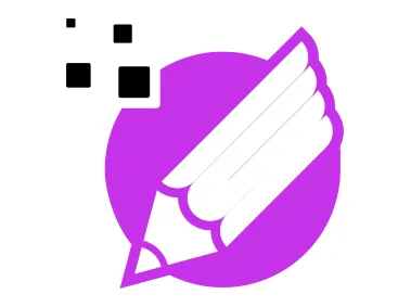 Pencil in Circle Logo Template