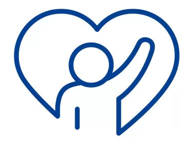 Person in Heart Icon