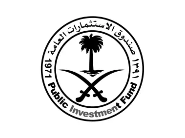 PIF 1971 Public Investment Fund Black Logo