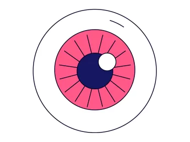 Pink Eye Icon