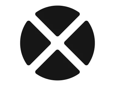 Pizza Slice Shape Logo Template