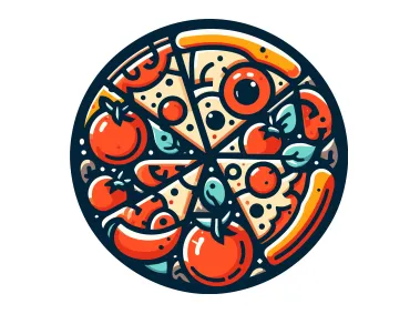 Pizza Logo Template