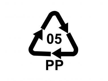 Plastic Recycle PP 05 Polypropylene Logo