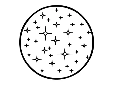 PNG Black Linear Planet Logo Template