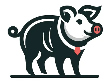 PNG Pig Logo Template