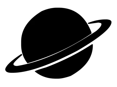 PNG Vector Saturn Design Logo Template