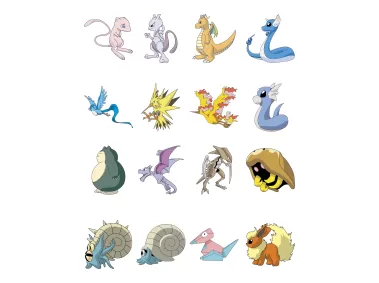 Pokemon Characters Logo