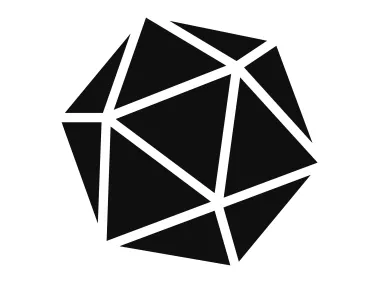 Polygon with Triangles Logo Template