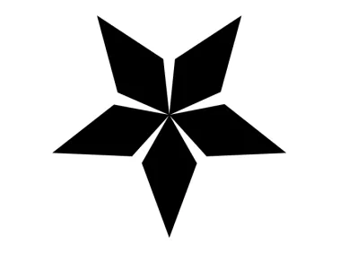 Polygonal Star Logo Template