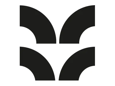 Quadrant Abstract Geometric Shape Logo