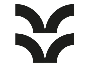 Quadrants Geometric Shapes Logo Template