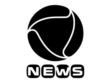 Record News Black Logo