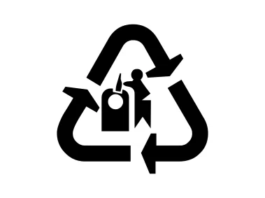 Recycle Symbol Black Logo