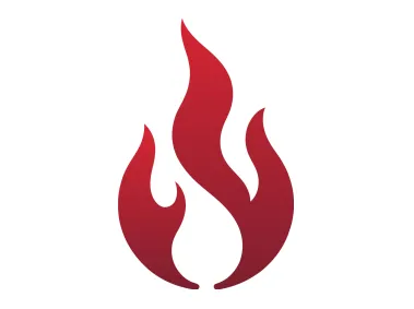 Red Flame Logo Template