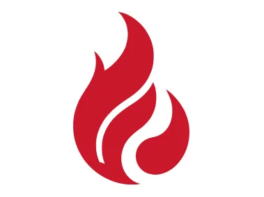 Red Flame Logo Template