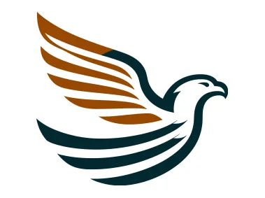 Red Wings Flying Eagle Logo Template