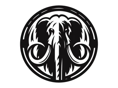 Regal Mammoth Emblem Logo Template