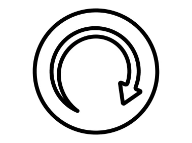 Reload Loading Arrow in Circle Logo
