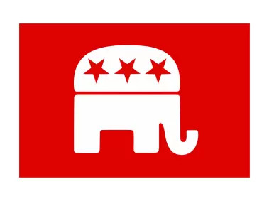 Republican Party USA Flag Logo