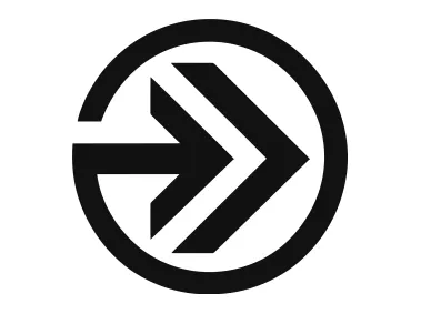 Right Arrow in Circle Logo Template