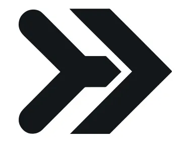 Right Arrow Shape Logo Template