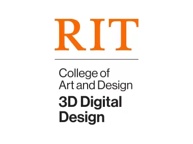 RIT 2018 CAD 3D Digital Design Vertical Logo