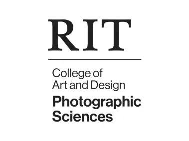 RIT 2018 CAD Photographic Sciences Vertical Black Logo