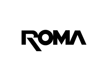 AS Roma Wordmark Logo