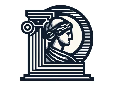 Roman Statue Logo Template