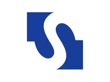 S Letter in Shape Logo Template