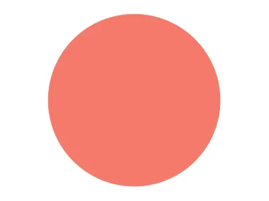 Salmon Circle Shape Logo Template