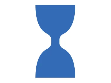 Sand Watch Geometric Shape Logo Template