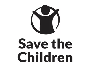 Save the Children Vertical Black Logo