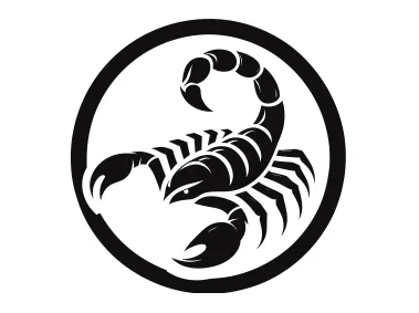 Scorpion in Circle Logo Template