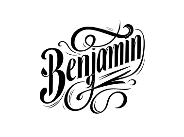 Script Signature for the Name Benjamin Vector